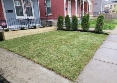 Adam of Northside in Cincinnati, Ohio Is Very Happy With His New Landscaping, Flowers, and Sod. See Pics…