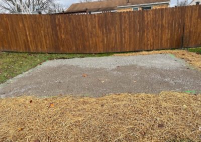 Linda Of Mt. Healthy Loves The Gravel Pad For Her Shed! See Pics…