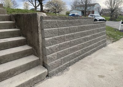 Julie of West Chester Loves Her New Retaining Wall! See Pics…